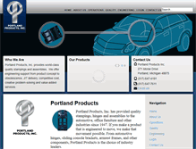 Tablet Screenshot of portlandproducts.com